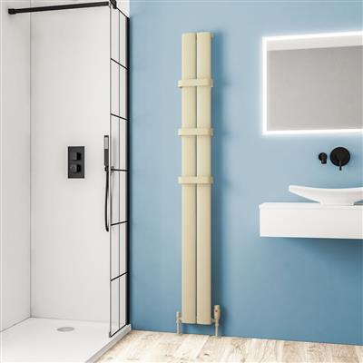 Malmesbury 1800 x 185 Aluminium Radiator Matt Cappuccino