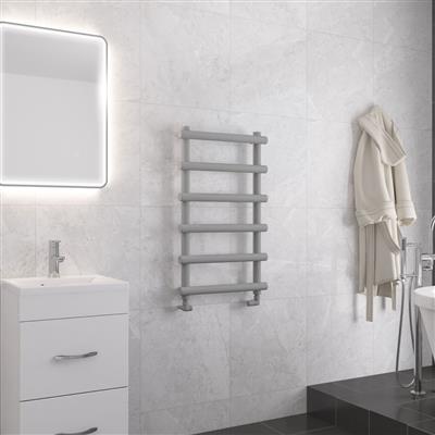 Marlow 850 x 500 Towel Rail Matt Grey