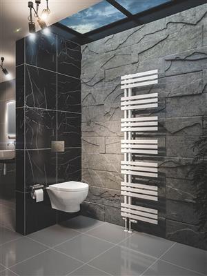 Hurley 1800 x 500 Towel Rail Matt White 