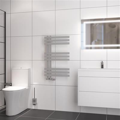 Hurley 800 x 500 Towel Rail Matt Grey 