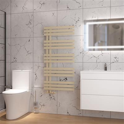 Hurley 1200 x 600 Towel Rail Matt Cappuccino