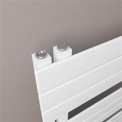 Helmsley 800 x 600 Towel Rail Matt White