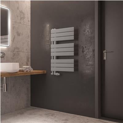 Helmsley 800 x 500 Towel Rail Matt Grey