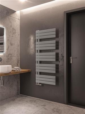 Helmsley 1400 x 600 Towel Rail Matt Grey