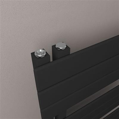 Helmsley 800 x 500 Towel Rail Matt Black