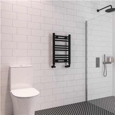 Wingrave 600 x 400 Straight Multirail Matt Black