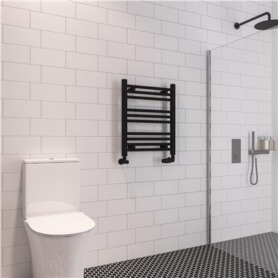 Wingrave 600 x 500 Straight Multirail Matt Black