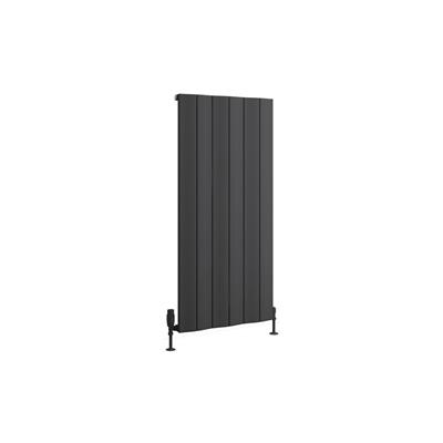 Fairford 1200 x 565 Aluminium Radiator Matt Anthracite