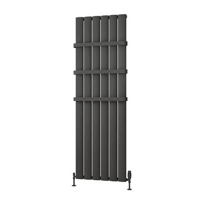 Malmesbury 1800 x 565 Aluminium Radiator Matt Anthracite