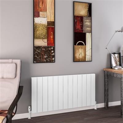 Charlton 600 x 1230 Aluminium Radiator Matt White