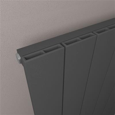 Charlton 600 x 470 Aluminium Radiator Matt Anthracite