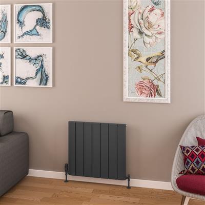 Withington 600 x 660 Aluminium Radiator Matt Anthracite