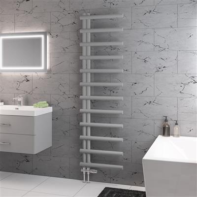 Marlow E-Style 1750 x 500 Towel Rail Matt Grey