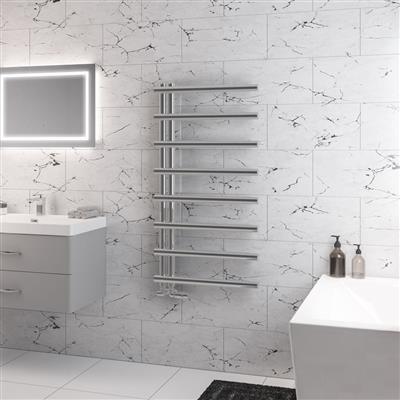 Marlow E-Style 1150 x 600 Towel Rail Chrome