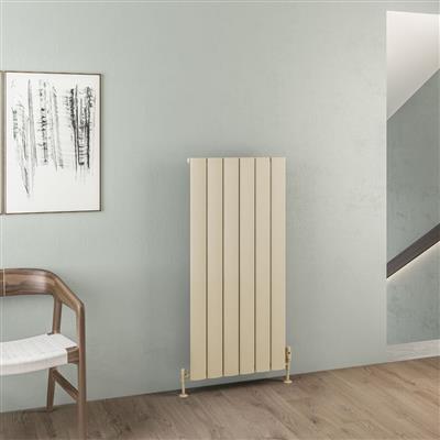 Malmesbury 1200 x 565 Aluminium Radiator Matt Cappuccino