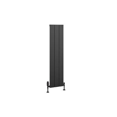 Charlton 1200 x 280 Aluminium Radiator Matt Anthracite