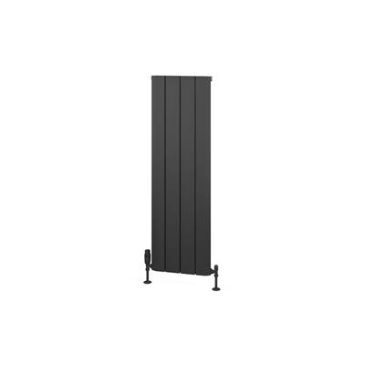 Withington 1200 x 375 Aluminium Radiator Matt Anthracite