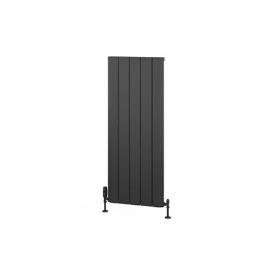 Withington 1200 x 470 Aluminium Radiator Matt Anthracite