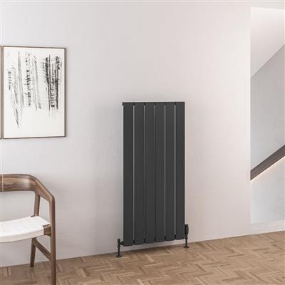 Malmesbury 1200 x 565 Aluminium Radiator Matt Anthracite