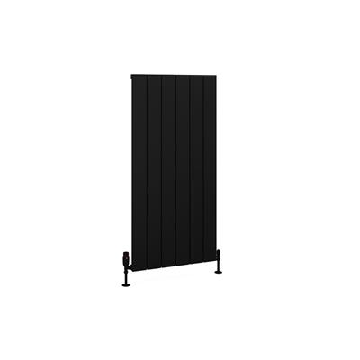 Charlton 1200 x 565 Aluminium Radiator Matt Black