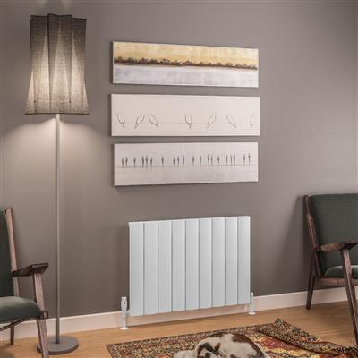 Tordino 600 x 850 Aluminium Radiator Matt White