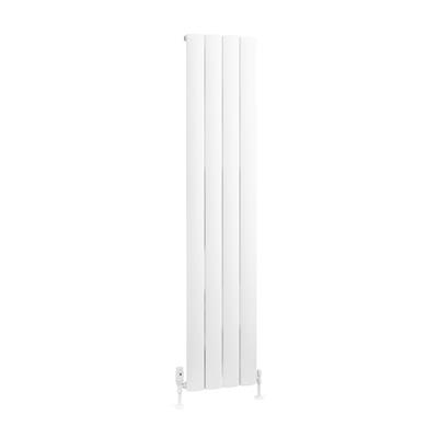 Tordino 1800 x 375 Aluminium Radiator Matt White