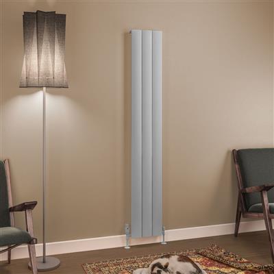 Tordino 1800 x 280 Aluminium Radiator Matt Grey