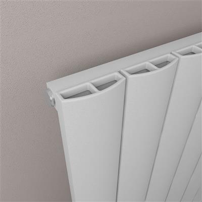 Tordino 1800 x 565 Aluminium Radiator Matt Grey