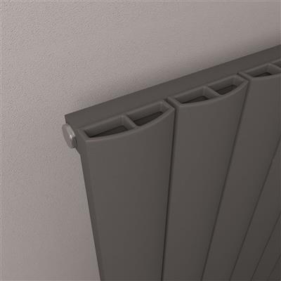 Tordino 600 x 1230 Aluminium Radiator Matt Anthracite