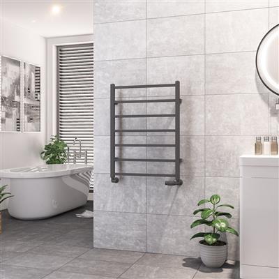 Tuscan Square Towel Rail 800 x 600 Matt Anthracite