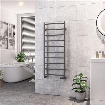 Tuscan Square Towel Rail 1200 x 500 Matt Anthracite