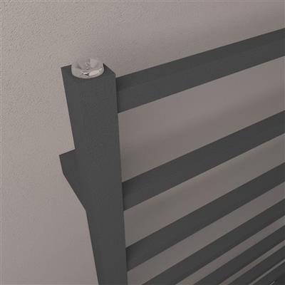 Tuscan Square Towel Rail 1200 x 600 Matt Anthracite