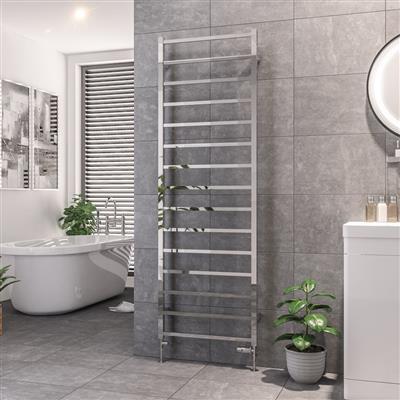 Tuscan Square Towel Rail 1800 x 600 Chrome