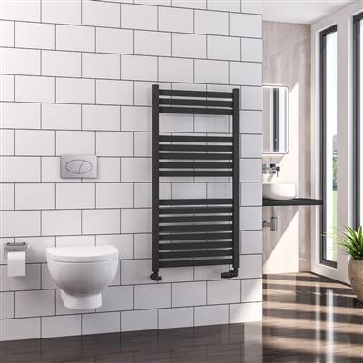 Defford 1200 x 600mm Towel Rail Matt Anthracite