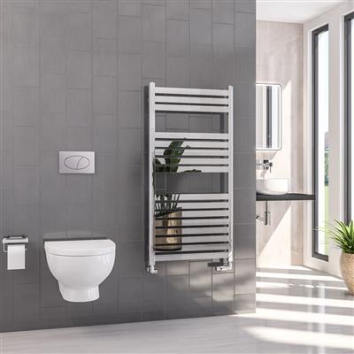 Defford 1200 x 600mm Towel Rail Chrome