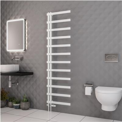 Platani 1800 x 500mm Towel Rail Matt White