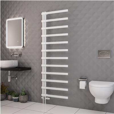 Platani 1800 x 600mm Towel Rail Matt White