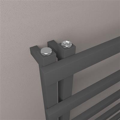 Platani 1150 x 500mm Towel Rail Matt Anthracite