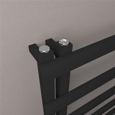 Platani 1800 x 600mm Towel Rail Matt Black