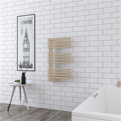 Reinbach 800 x 500mm Towel Rail Matt Cappuccino