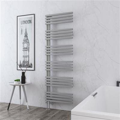 Reinbach 1800 x 600mm Towel Rail Matt Grey