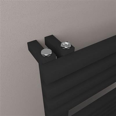 Reinbach 800 x 500mm Towel Rail Matt Black