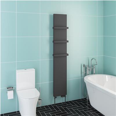 Wingrave 1800 x 310 Flat Panel Radiator Matt Anthracite