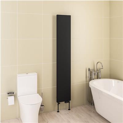 Wingrave 1800 x 310 Flat Panel Radiator Matt Black