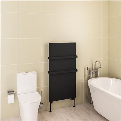 Wingrave 1200 x 610 Flat Panel Radiator Matt Black