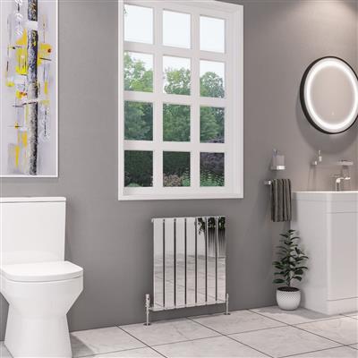 Deddington 600 x 550 Radiator Chrome