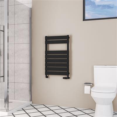 Deddington 800 x 500 Towel Rail Matt Black