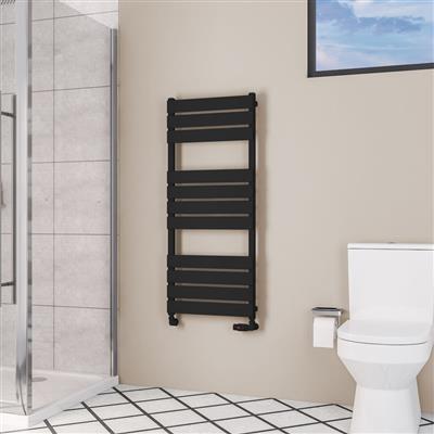 Deddington 1200 x 500 Towel Rail Matt Black