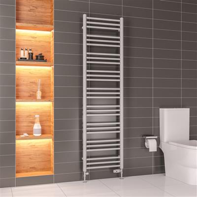 Corinium Round 1800 x 500 Towel Rail Matt Grey