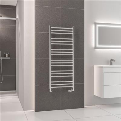 Corinium Round 1200 x 500 Towel Rail Chrome